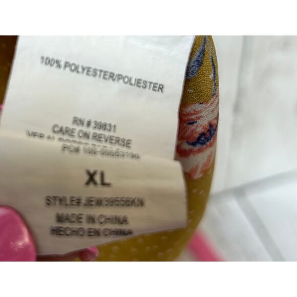 Jolt Sleeveless Multicolor Flowy‎ Flower Top Size XLarge - Picture 6 of 7